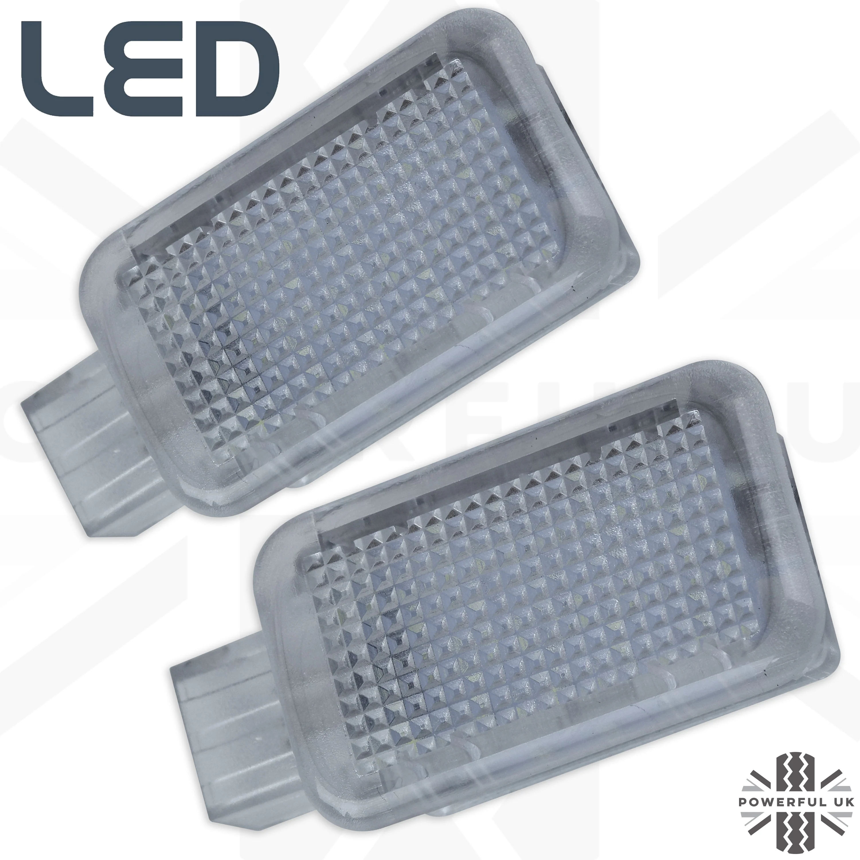 WHITE-RED-BLUE LED interior Footwell ambient lamp upgrade for Land Rover Defender L663 (2pc) - Image 3