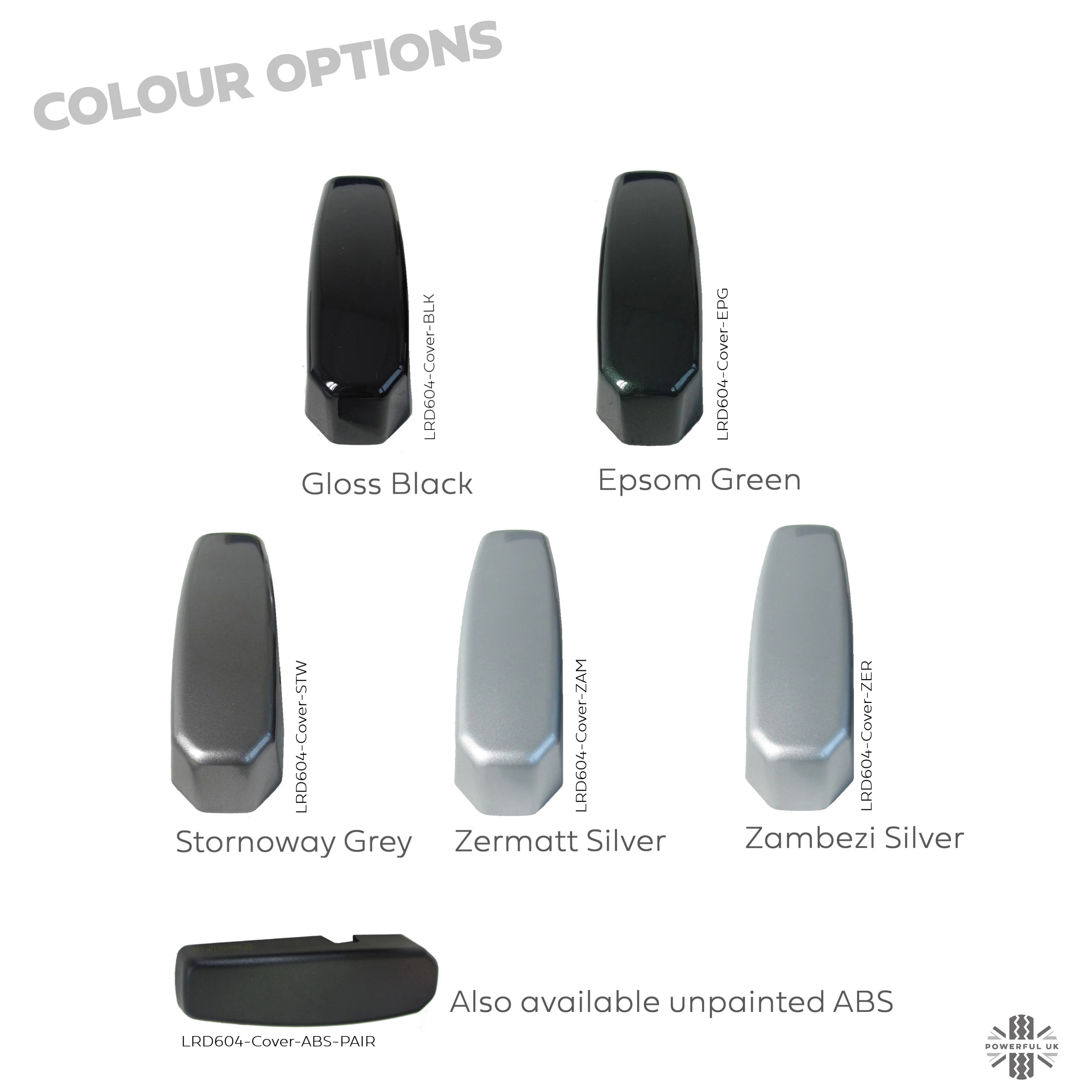 Windscreen Bracket Protector Covers - Zambezi Silver - for Land Rover Defender - Image 5